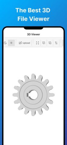 3D File Viewer: OBJ STP & more для iOS — скриншот 1