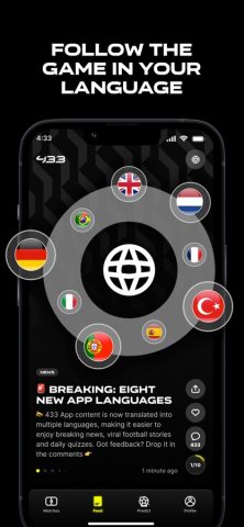 433 | The Home Of Football для iOS — скриншот 4