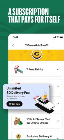 7NOW: Food Delivery & Alcohol для Android — скриншот 4