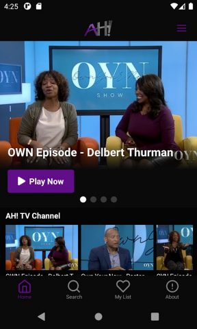 AH! TV для Android — скриншот 1