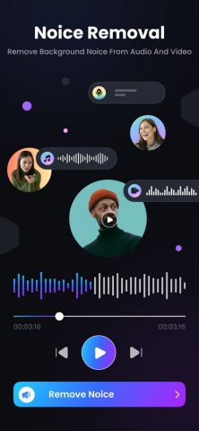 AI Background Noise Remover для iOS — скриншот 1