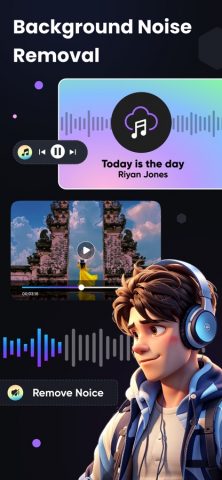 AI Background Noise Remover для iOS — скриншот 2