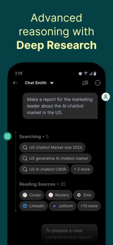 Chat Smith: ИИ Чат-бот и Агент для Android — скриншот 5