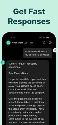 Chat Smith: ИИ Чат-бот и Агент для iOS — скриншот 5