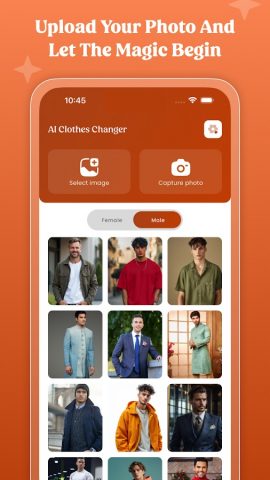 AI Clothes Changer — Outfit для Android — скриншот 2