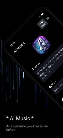AI Music Generation для iOS — скриншот 1