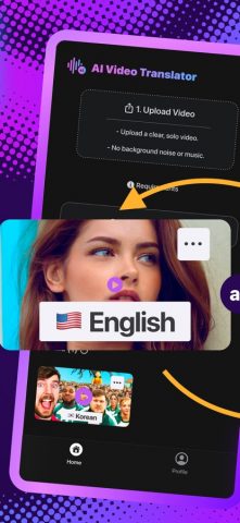 AI Video Translator для iOS — скриншот 2