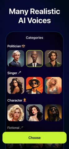 Yapper AI Voice Changer для iOS — скриншот 3