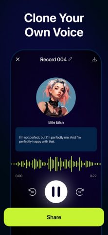 Yapper AI Voice Changer для iOS — скриншот 4