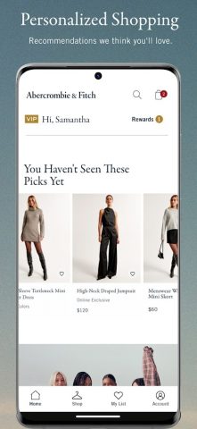Abercrombie & Fitch для Android — скриншот 3