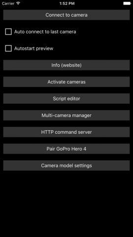 Action Camera Toolbox для iOS — скриншот 4
