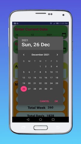Age Calculator для Android — скриншот 3