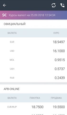 Агропромбанк для Android — скриншот 3