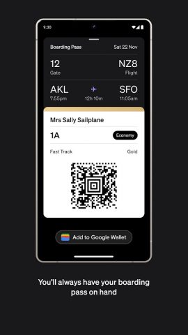 Air NZ для Android — скриншот 5