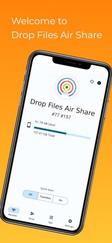 Airdrop — Drop Files Air Share для Android — скриншот 1