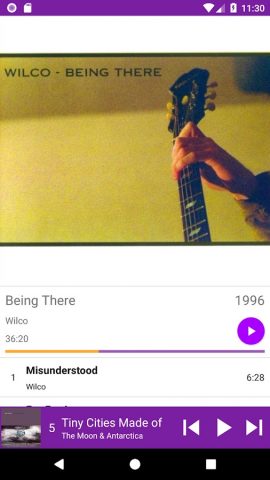 Album Player для Android — скриншот 2