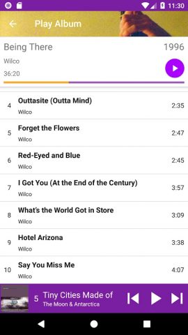 Album Player для Android — скриншот 3