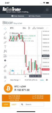 AltCoinTrader — Bitcoin Crypto для iOS — скриншот 3