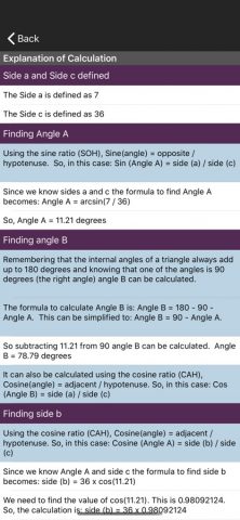 Angles Calculator для iOS — скриншот 3