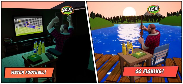 Angry Dad: Arcade Simulator для iOS — скриншот 1