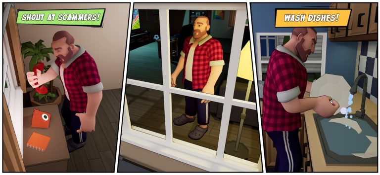 Angry Dad: Arcade Simulator для iOS — скриншот 2