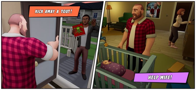 Angry Dad: Arcade Simulator для iOS — скриншот 4