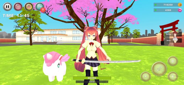 Anime High School Simulator для iOS — скриншот 4