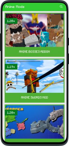 Anime Mods for Minecraft PE для Android — скриншот 2