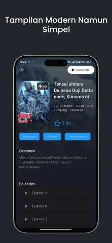 AnimeHub Tempat Nonton Anime для Android — скриншот 5