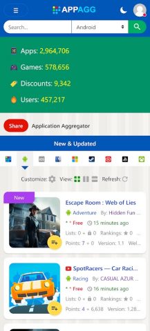 AppAgg — Apps, Games, Deals для Android — скриншот 1