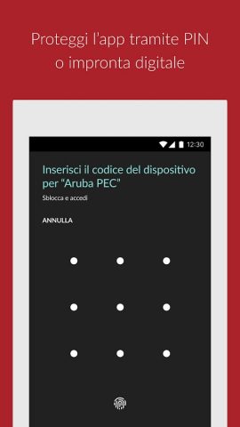 Aruba PEC для Android — скриншот 3