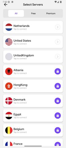 Atlas VPN для Android — скриншот 3