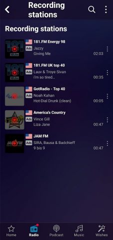 Audials Play Pro Radio+Podcast для Android — скриншот 4