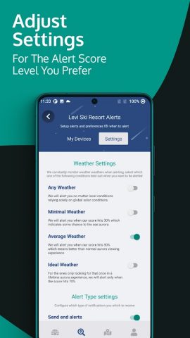 AuroraReach — Aurora Alerts для Android — скриншот 4
