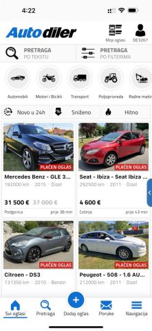 AutoDiler для iOS — скриншот 1