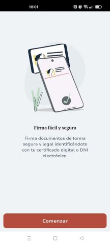 Autofirma App для Android — скриншот 1