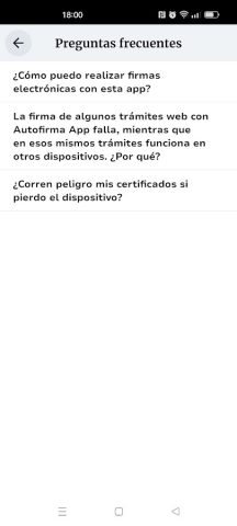 Autofirma App для Android — скриншот 5