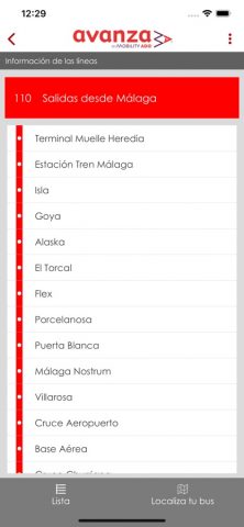 Avanza — Costa del Sol для iOS — скриншот 3