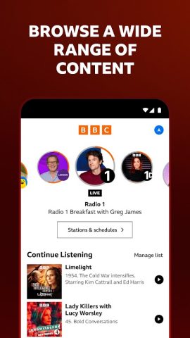BBC Sounds: Radio & Podcasts для Android — скриншот 4