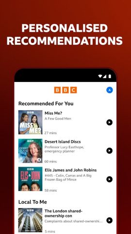 BBC Sounds: Radio & Podcasts для Android — скриншот 5