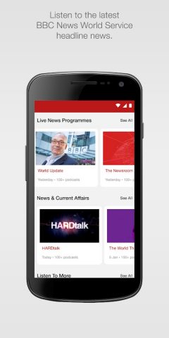 BBC World Service для Android — скриншот 1