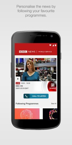BBC World Service для Android — скриншот 2