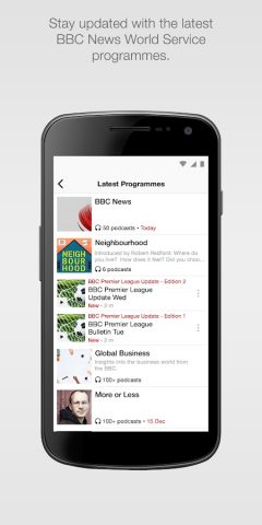 BBC World Service для Android — скриншот 4