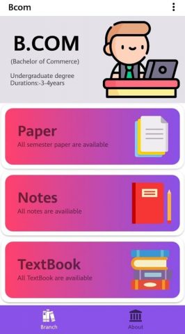 B.Com — All Study Materials для Android — скриншот 2
