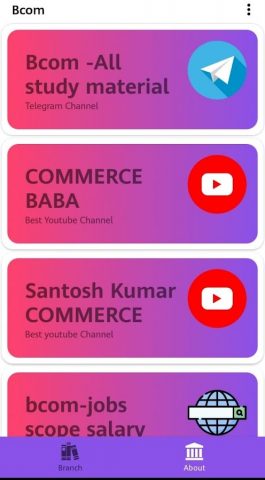 B.Com — All Study Materials для Android — скриншот 3