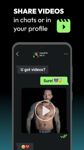 BUDDY: Gay! Videos & Chat для Android — скриншот 3