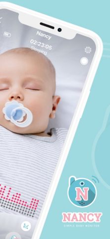 Baby Monitor Nancy: Nanny Cam для iOS — скриншот 2