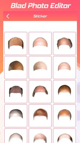 Bald photo Editor для iOS — скриншот 2