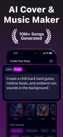 Banger: AI Music Generator для iOS — скриншот 1