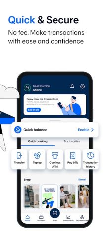 Bangkok Bank Mobile Banking для Android — скриншот 2